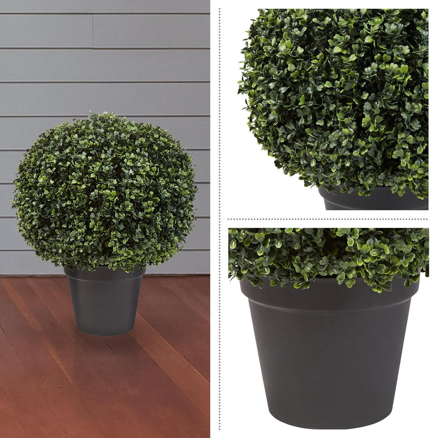 Pure Garden Artificial Boxwood Topiary