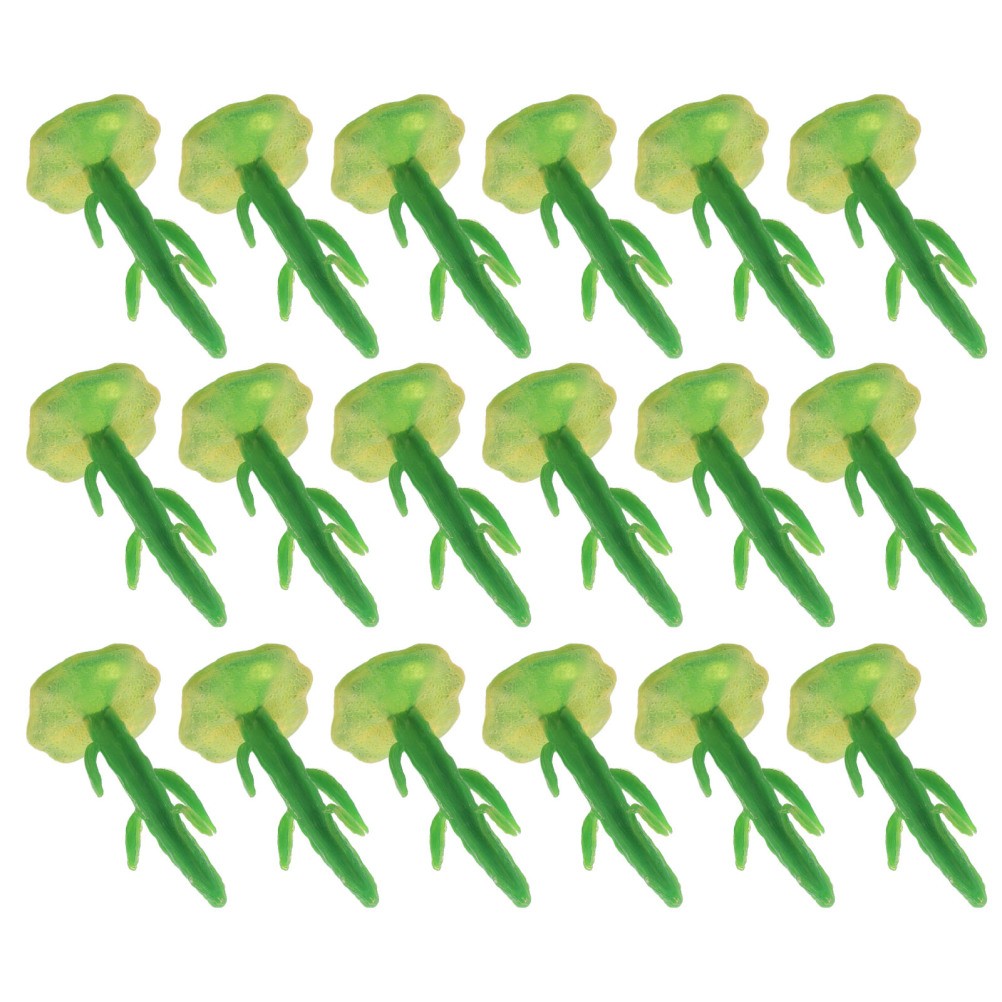 40 PCS Model Plants for Diorama Cute Miniature Cactus Figurines Craft