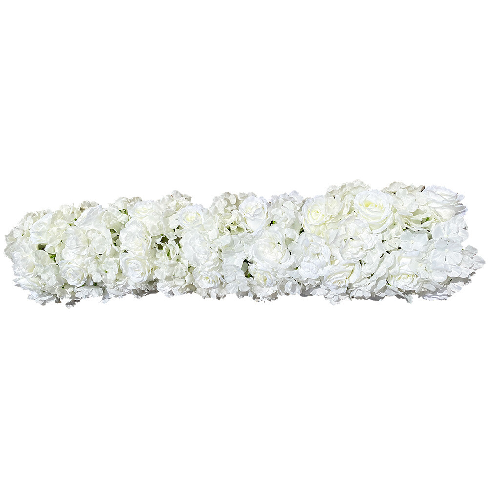 White Artificial Flowers for Home Party Wedding,Artificial Silk Flowers Row,HOT!