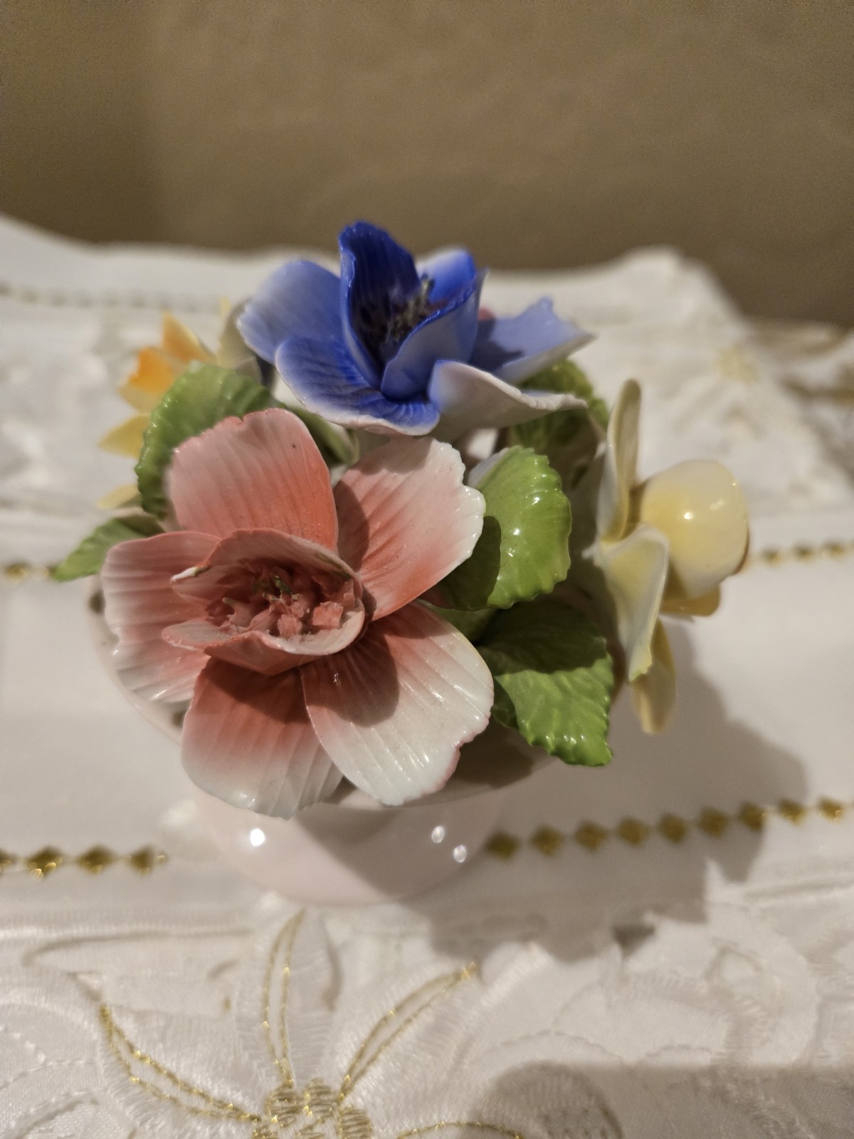 Vtg Thorley English Bone China Floral Bouquet – Staffordshire, England