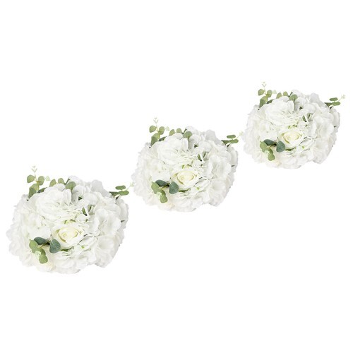 10pcs Flower Balls for Wedding Centerpieces Fake Flower Ball Arrangement Bouquet