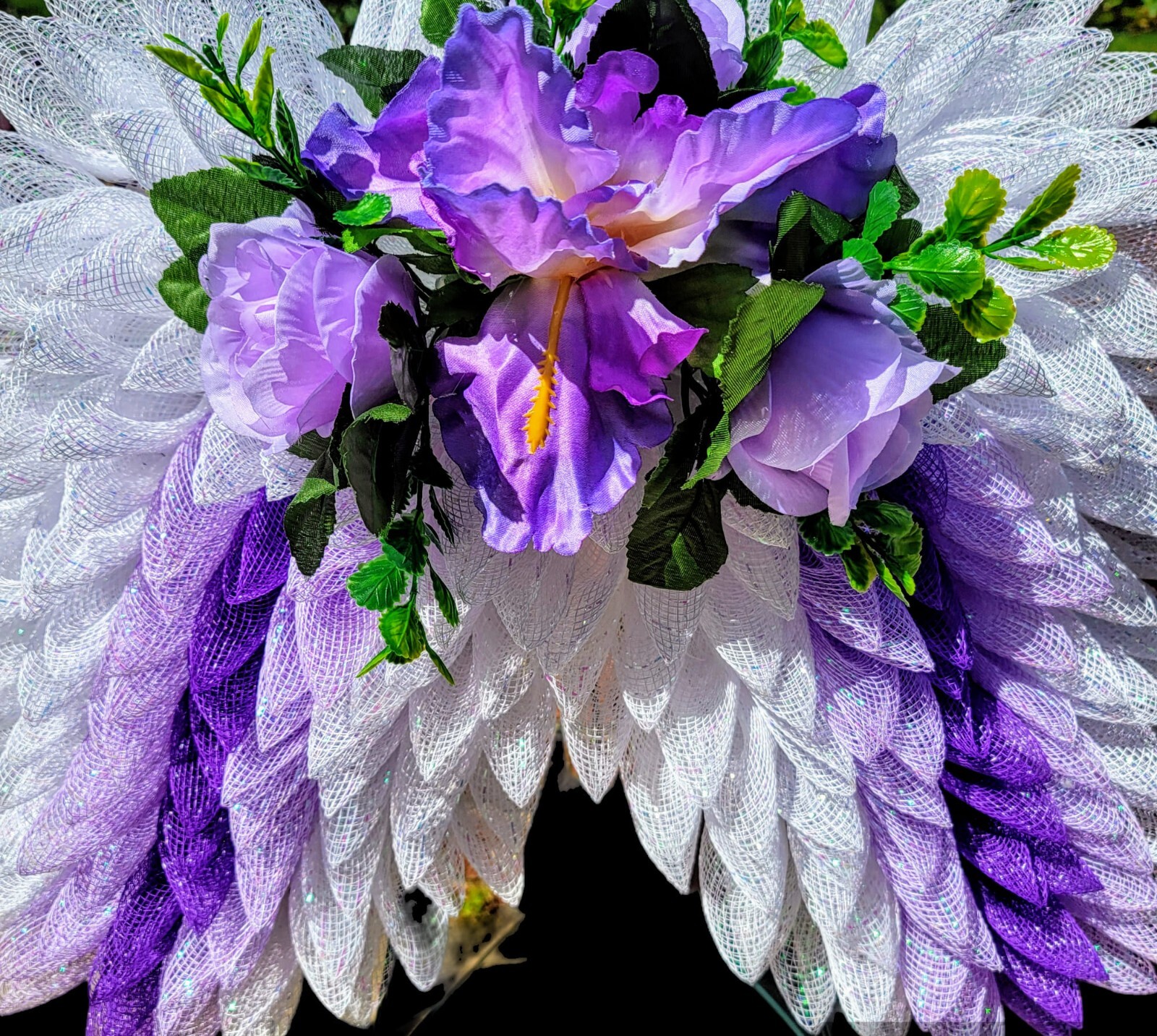 wreaths for front door, angel wings, choose your color, funeral wreath, wreath