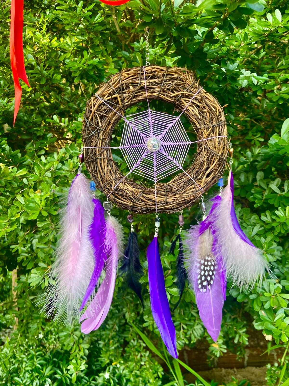 Large bird’s nest dream catcher, Unique dream catcher, Mystical Bird Nest Dream