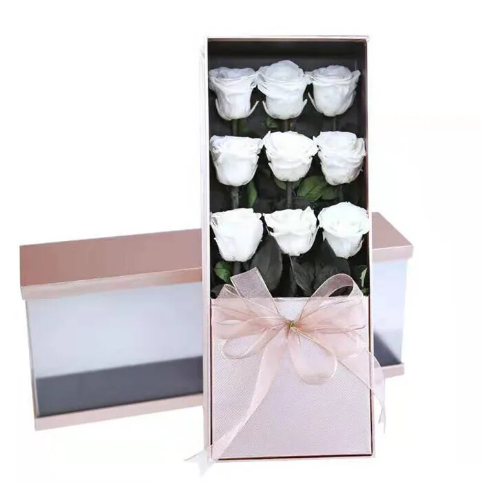 Eternal 3-Head Preserved Rose Gift Box- Factory Direct