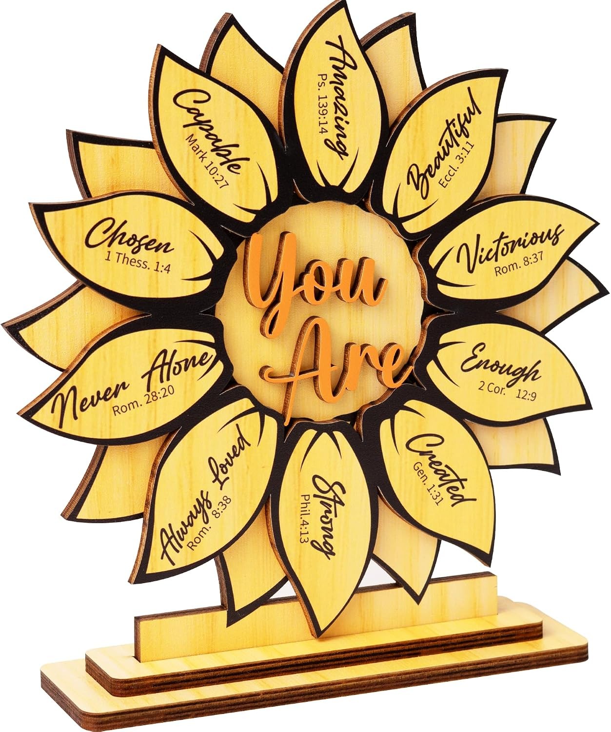 Christian Sunflower Decor Gifts For Women Religious Ornament
