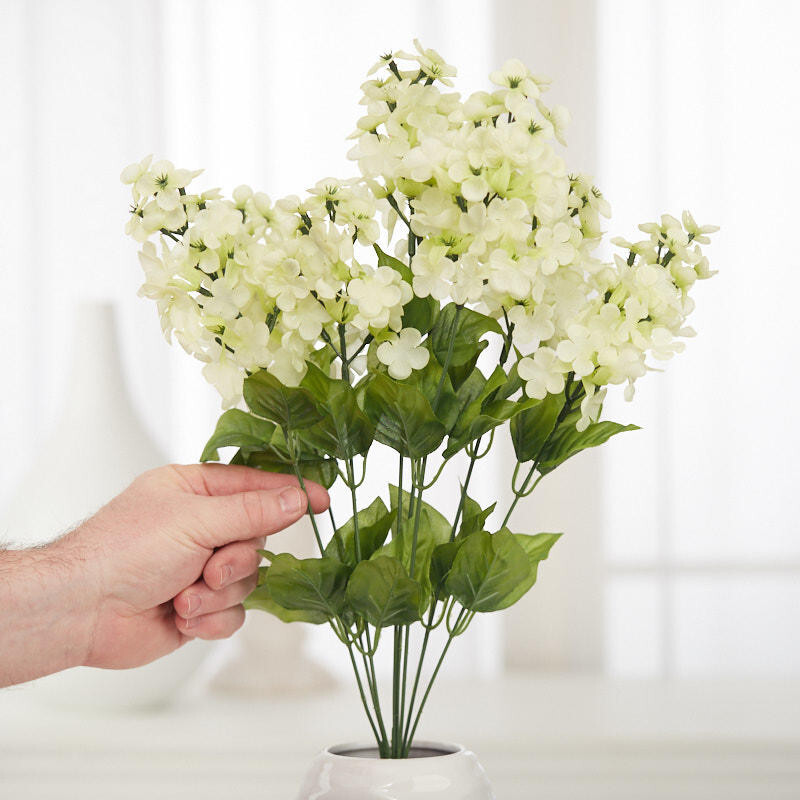 Factory Direct Craft 20-1/2″ Light Green Artificial Lilac Floral Bush
