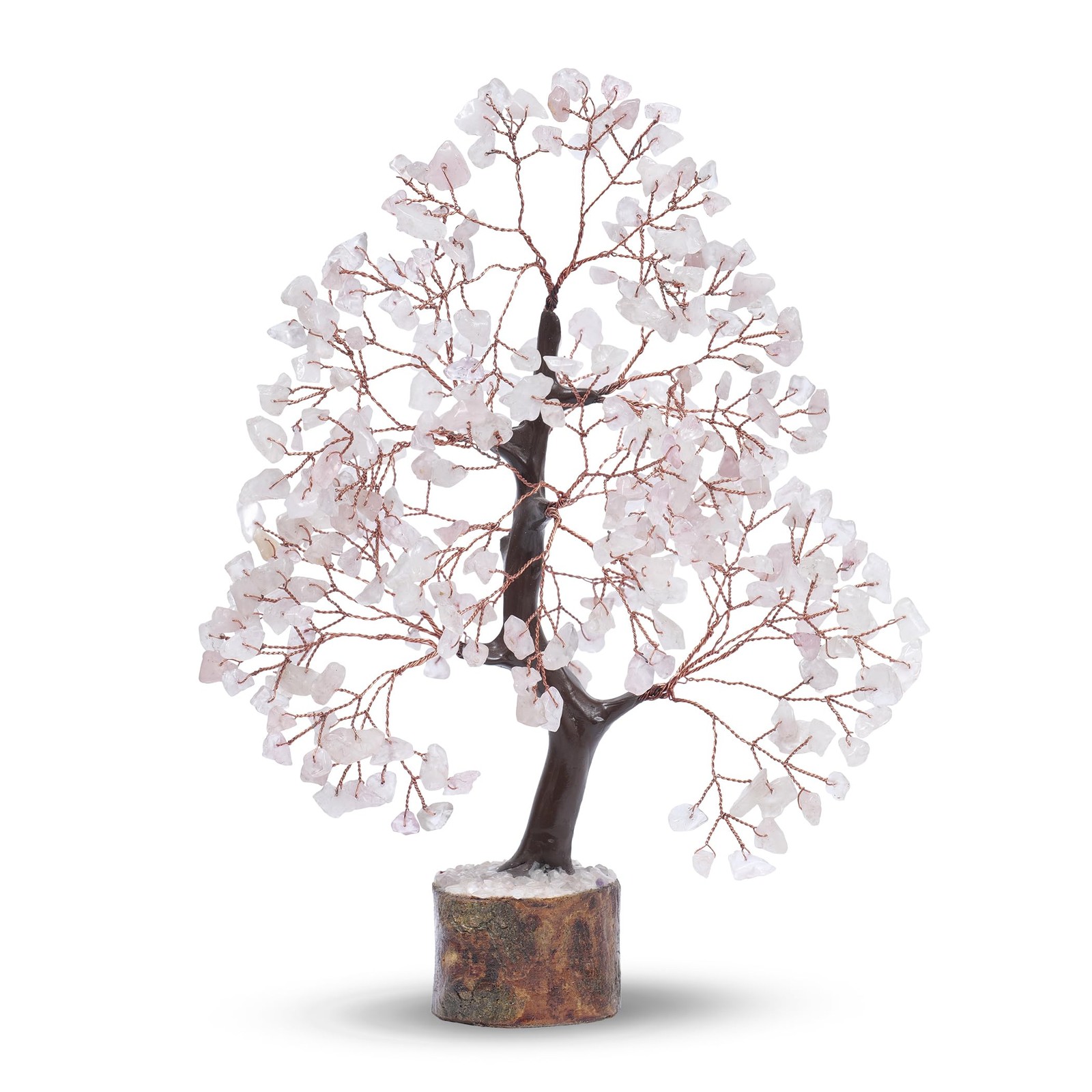 Rose Quartz, Gemstone Tree, Crystal Tree, Reiki Decor, Crystal Gifts for , Ro…