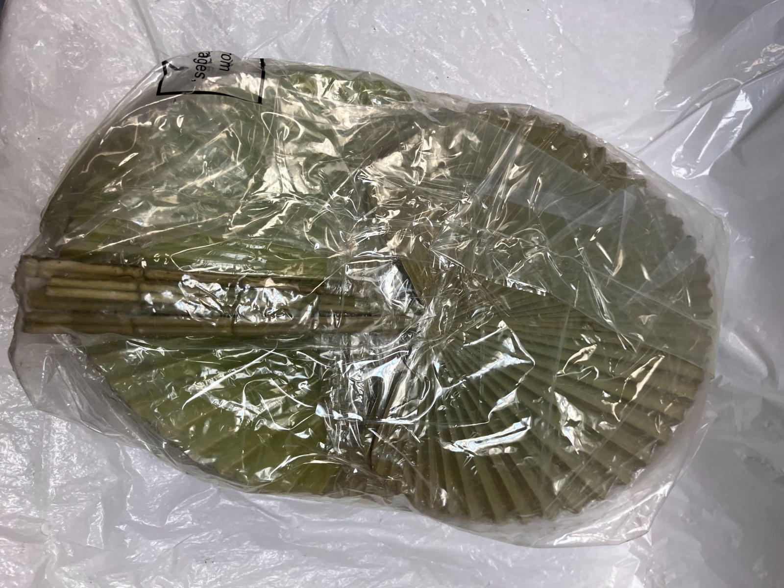 16 Pcs Large Dried Palm Leaves Bulk Palm Leaves Fans with Stem FOR DECORATIONS