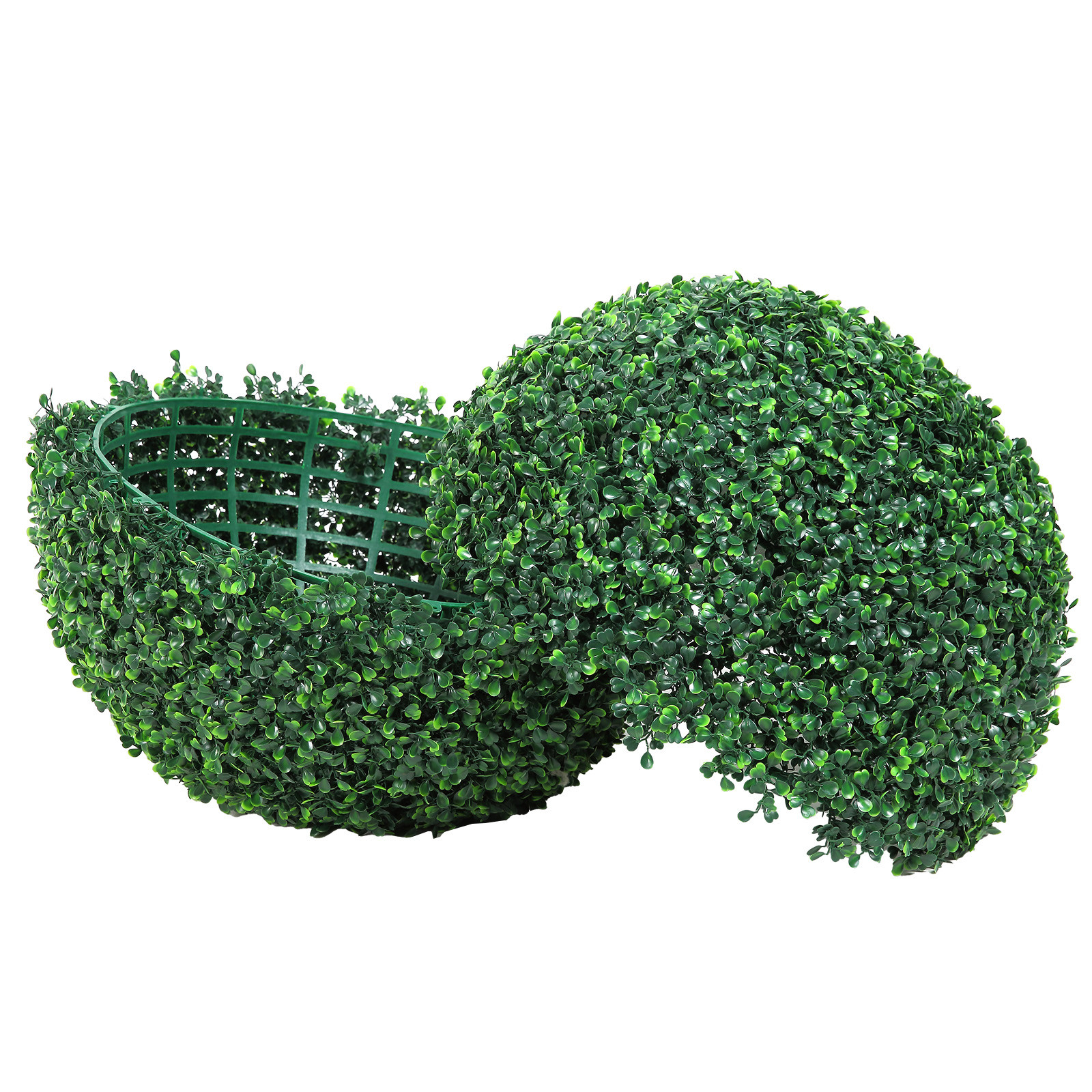 VEVOR 2PCS 20″ 50cm Artificial Topiary Greenery Ball Fake Plants Outdoor Indoor