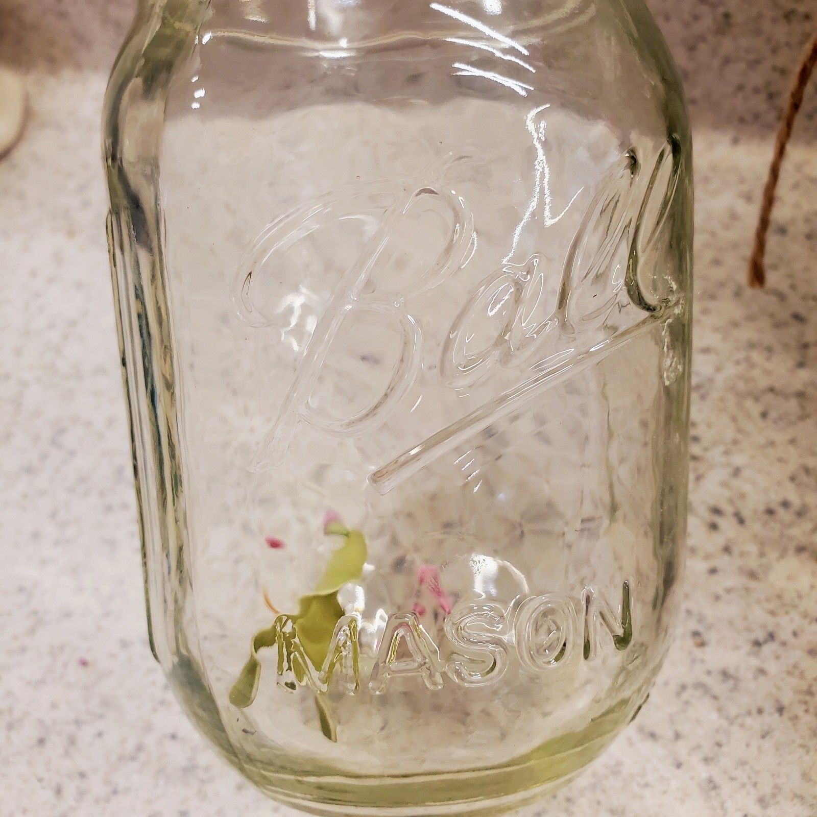 3 Mason Ball Canning Jar FLOWER Bouquet Vase FROG LID Tea Party Shower Wedding