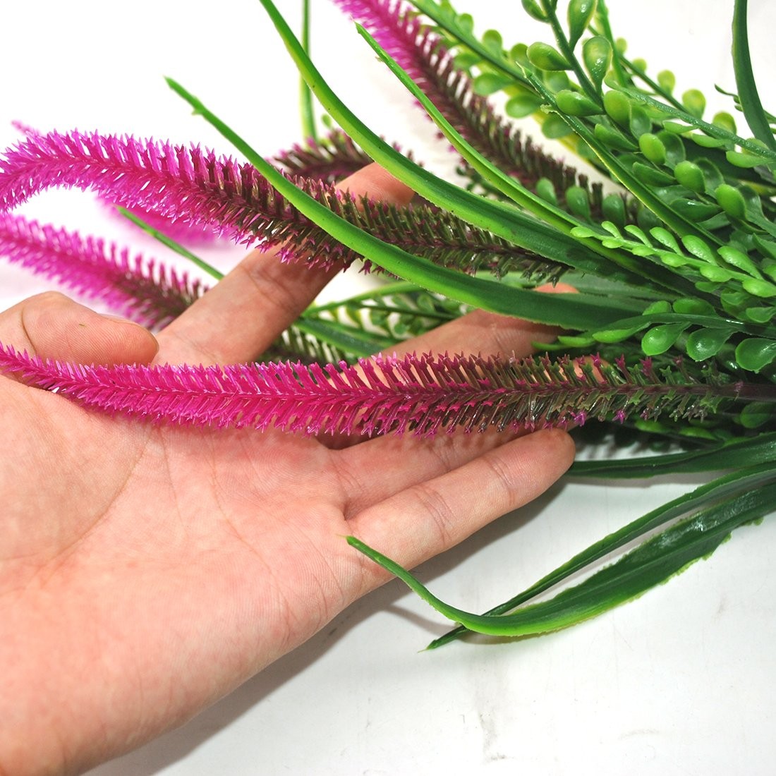 Artificial Plants 9.6″ Wide X 18.87″ Length UV Resistant Faux Plastic – Indoor