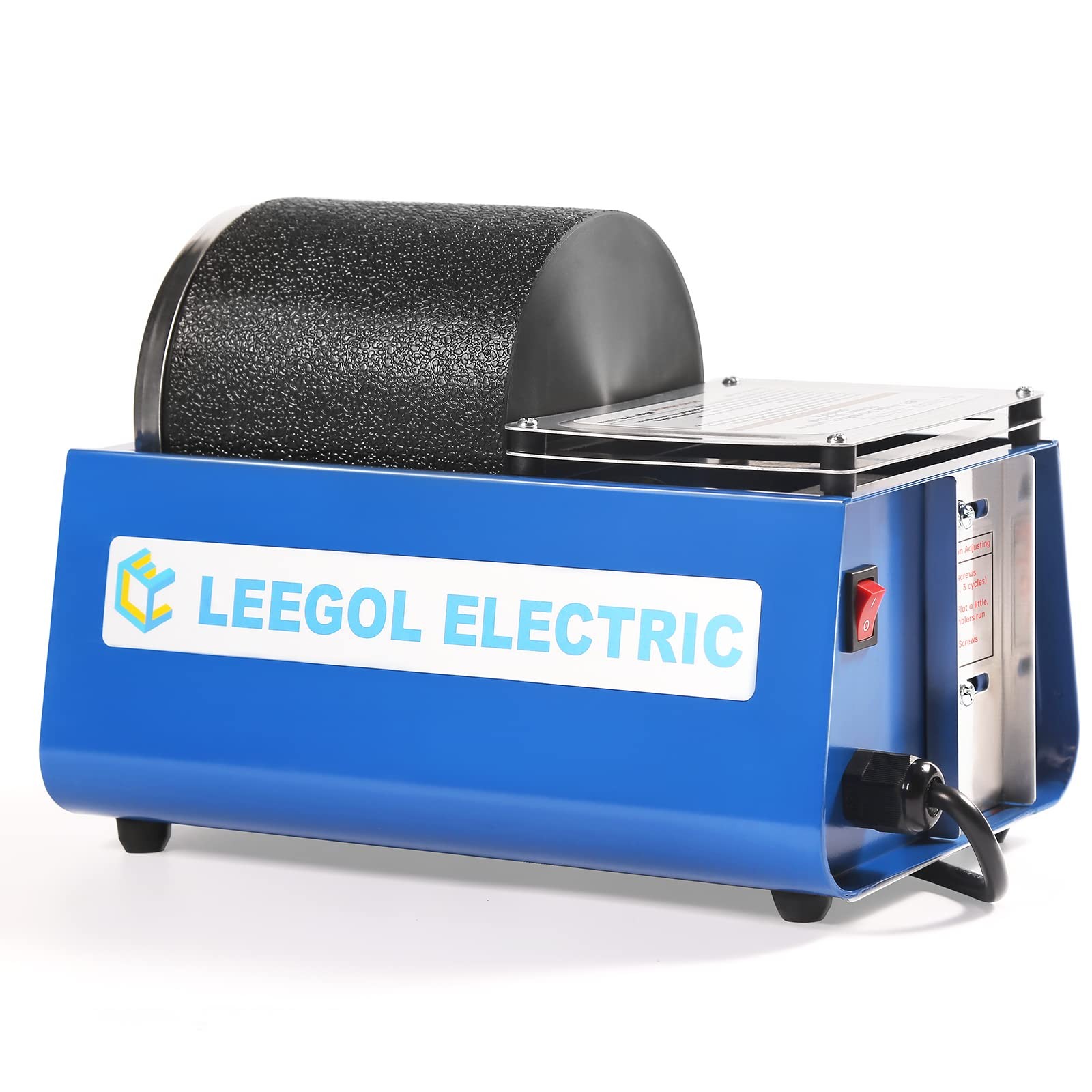 Rock Tumbler Machine – Single Drum 3LB 3LB, Blue