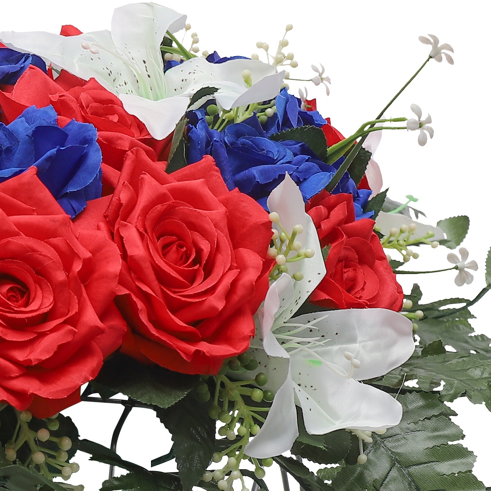 Artificial Flowers for Headstone Outdoor Grave Decorations Cemetery Flowers