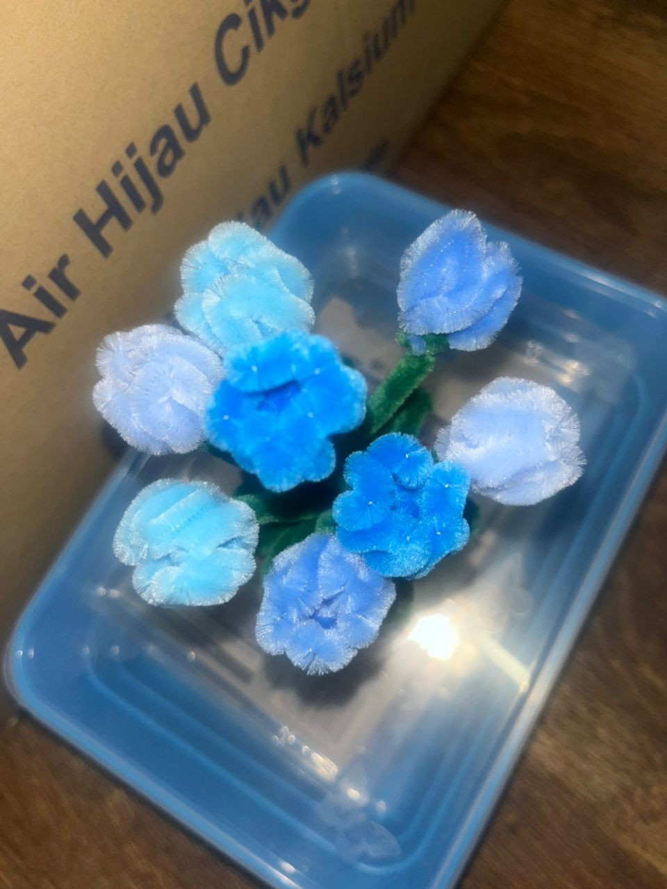 Handmade Pipe Cleaner Mini Tulip Pot | Perfect Gift or Room Decor