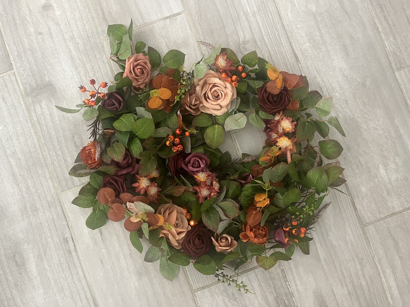 6FT Artificial Rose Flower Runner Rustic Flower Garland Mantle Floral…