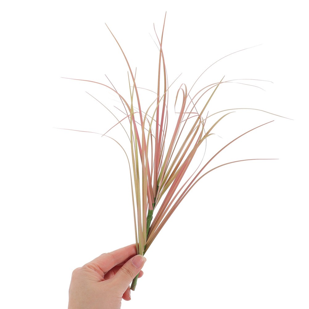 12 Pcs Large Fake Grass Artificial Tall Plant Outdoor Plants Simulation