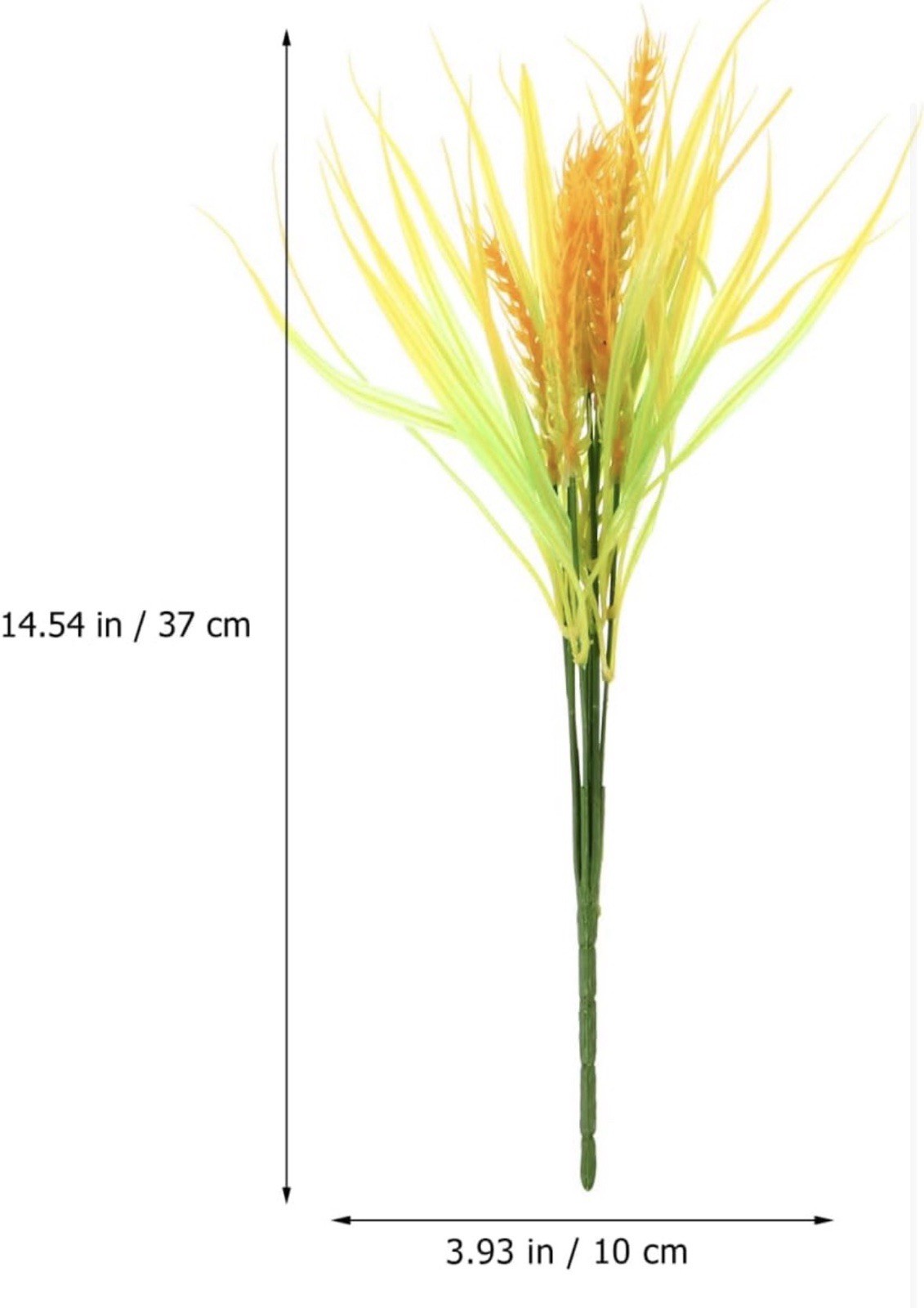 ABOOFAN 4 Pcs Artificial Wheat Stalks Realistic Simulated Wheat Ears, 14.56 inch