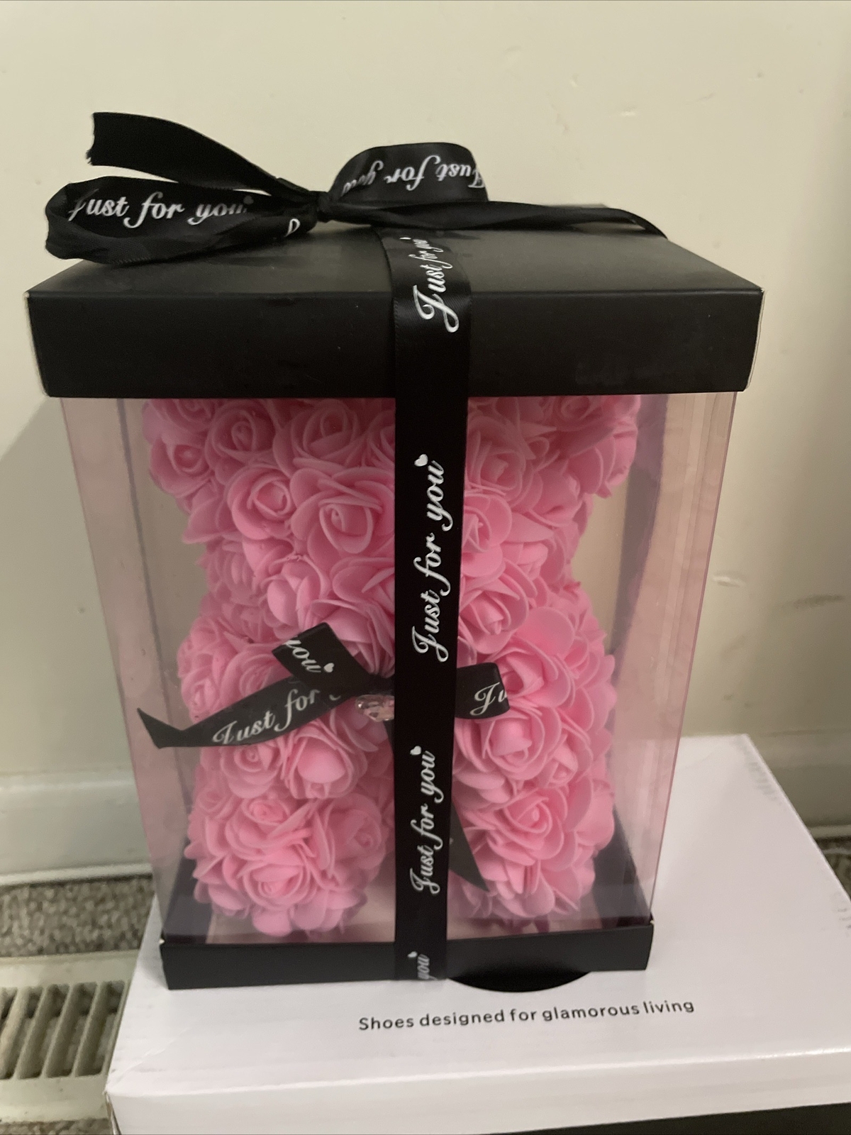 EE Rose Bear Flower Bear with Box Rose Teddy Bear Gifts for Her Mom Mother
