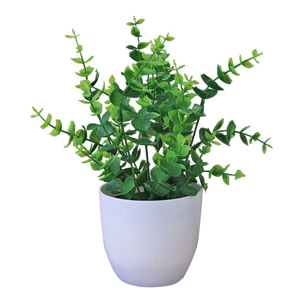 Artificial Fake Flowers Plants Bonsai In Pot Outdoor Home Party Garden Decor UK