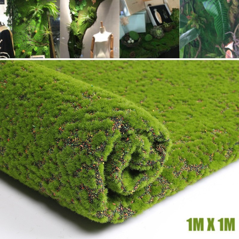 Artificial Turf DIY Grass Mat Miniature Landscape Decor Moss Lawn New Background