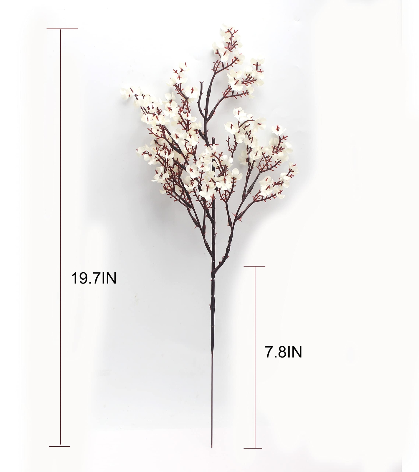 Babys Breath Fabric Cloth Artificial Flowers 12 Bundle European Fake Silk Pla…