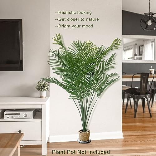 SOFTFLAME 5FT ARECA PALM ARTIFICIAL TREE REAL TOUCH 850169 GREEN/BLACK