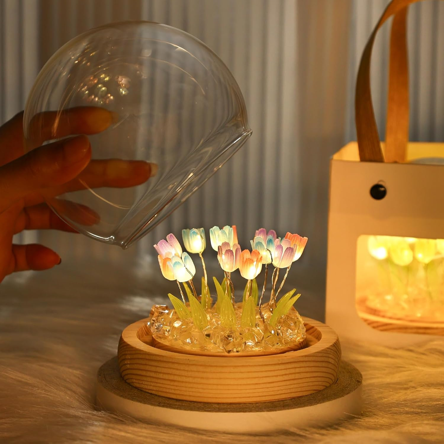 Birthday Gifts for Women Valentines Day Gifts for Her Flower Lamp Night Light f