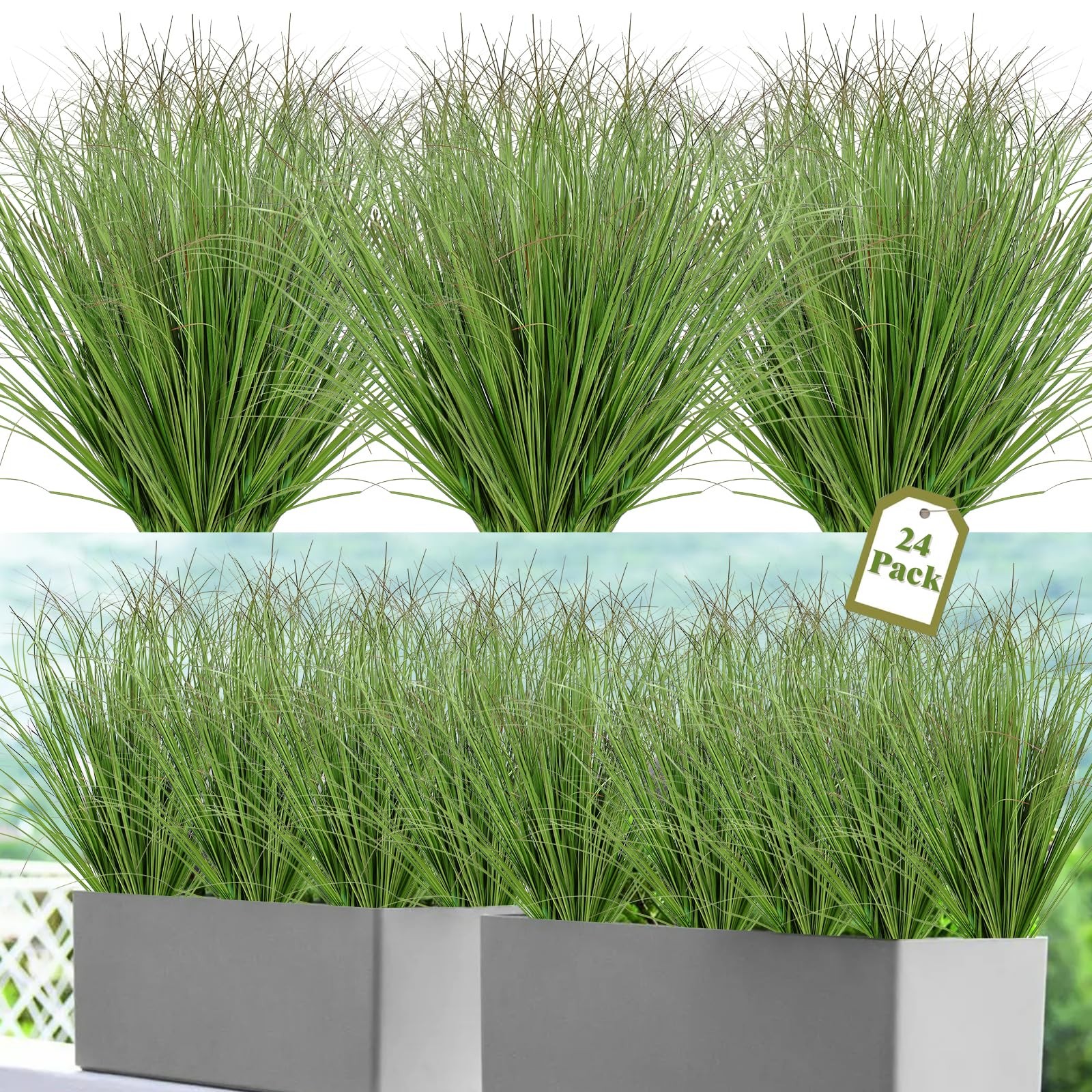 Plantas artificiales, césped, para exteriores, verde, interiores y exteriores.