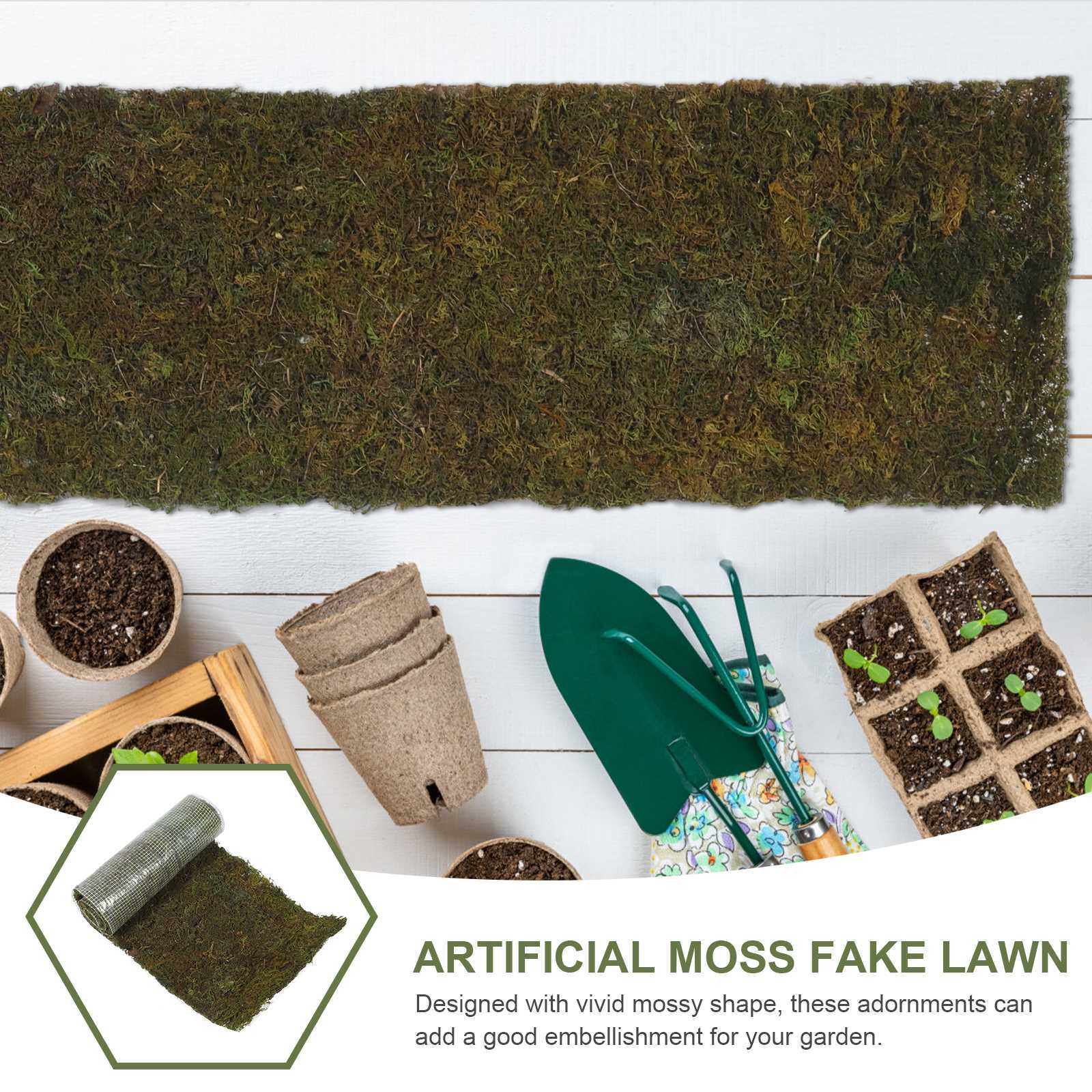 Artificial Moss Turf Artificial Moss Table Runner Turf Bonsai Versatile Grass