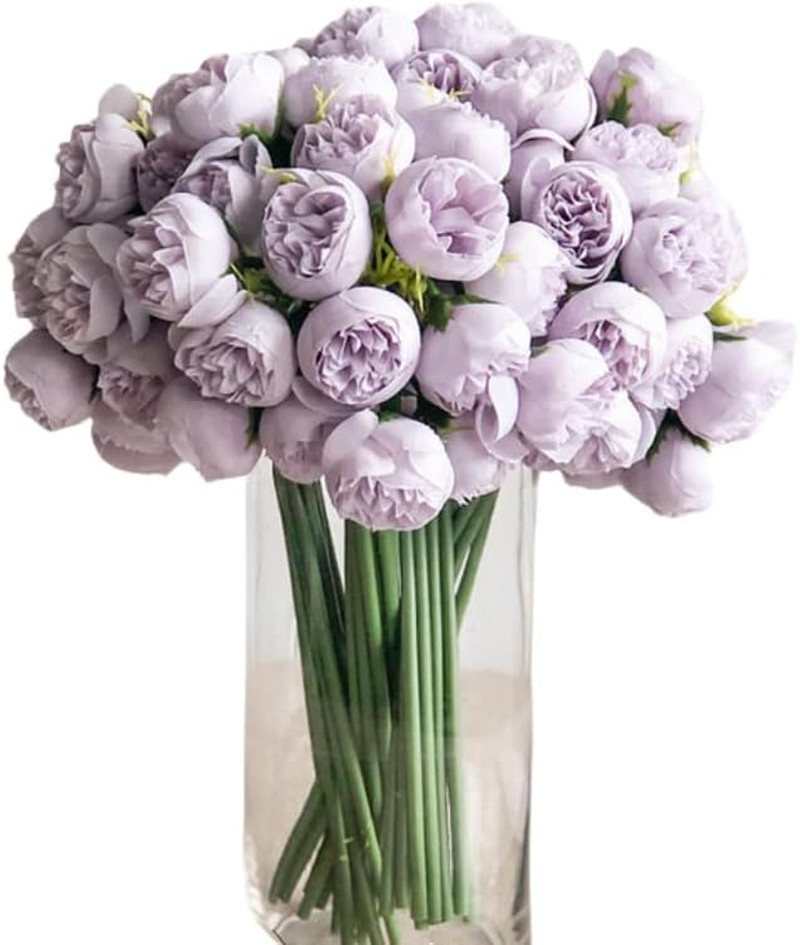 18 Pcs Ranunculus Artificial Flower 11.8″ and 54 Heads Faux Silk Ranunculus Flow