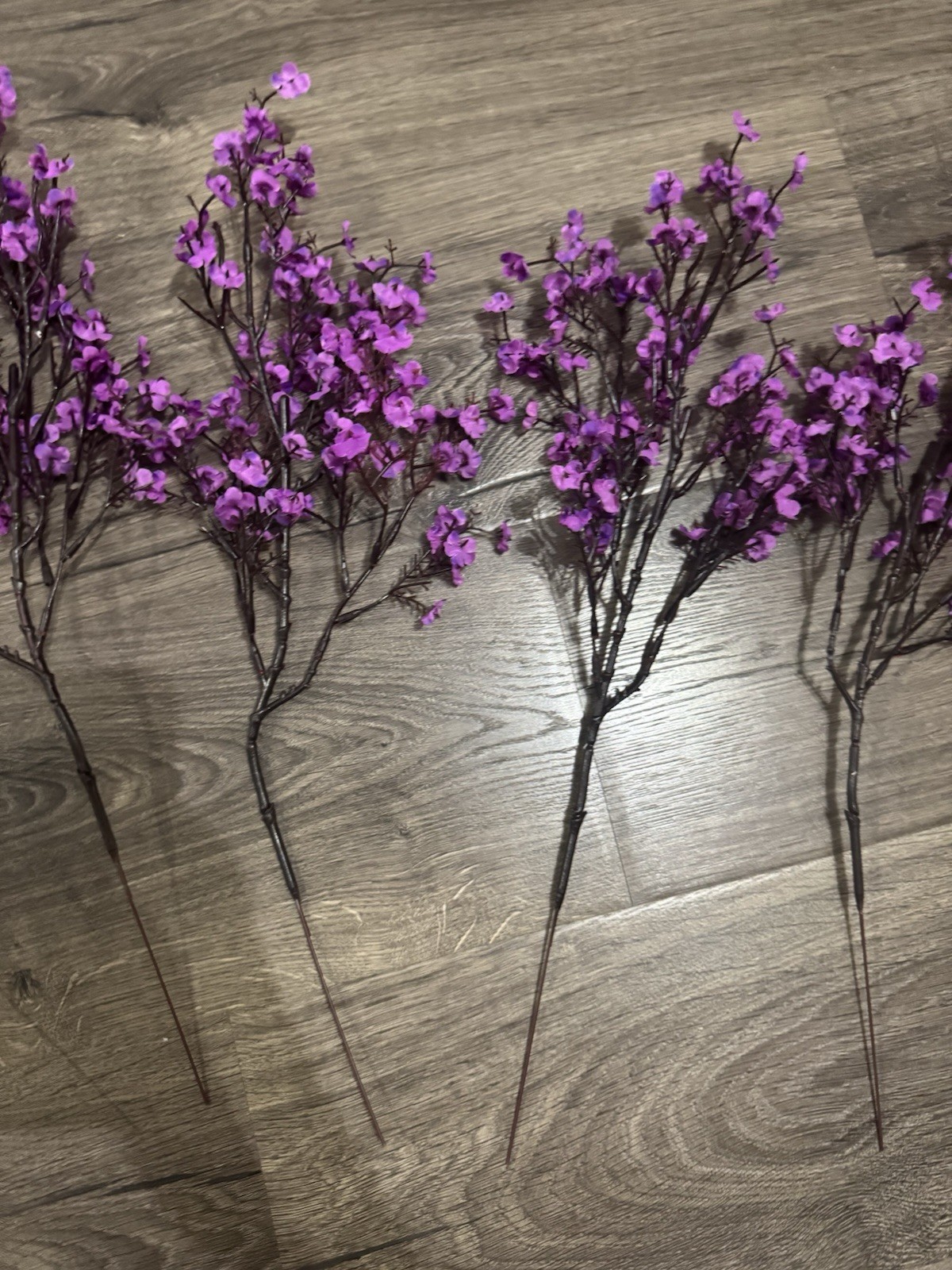 Artificial Cherry Blossom Gypsophila Fake Flowers DIY Wedding Decor LotOf6 Picks