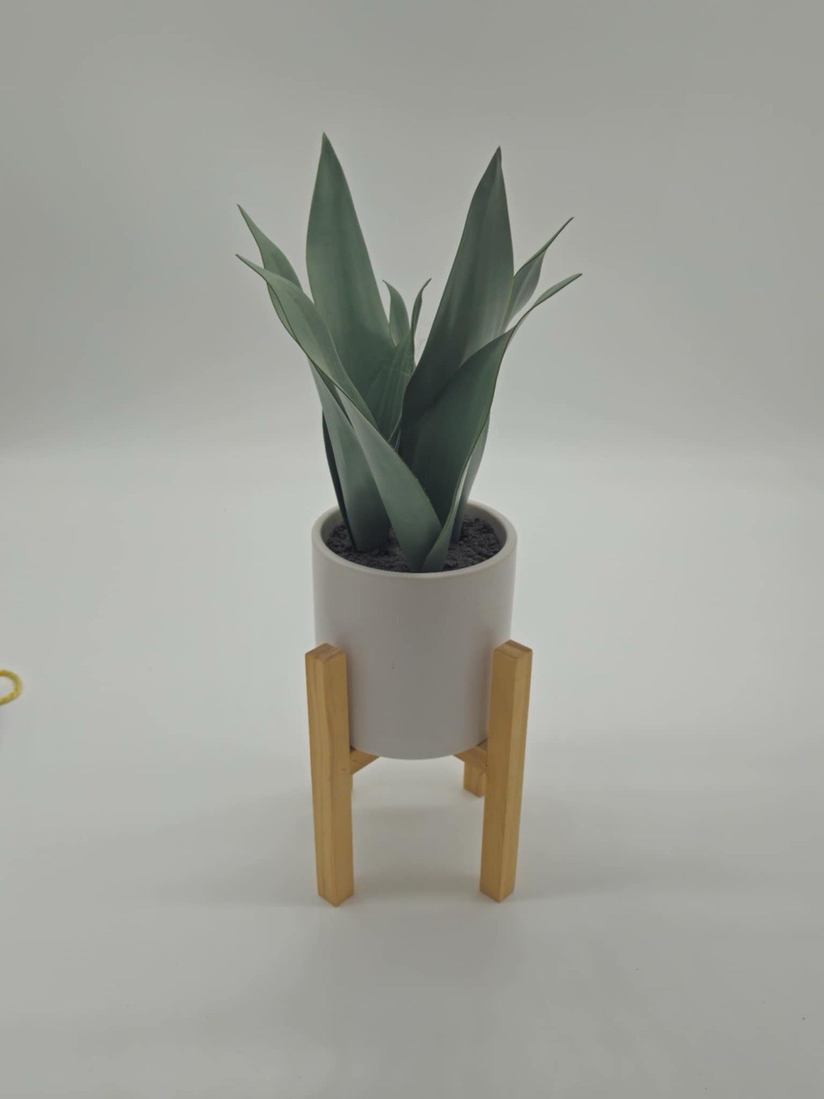Target Threshold Snake Plant Potted Artificial White Ceramic Pot Decor