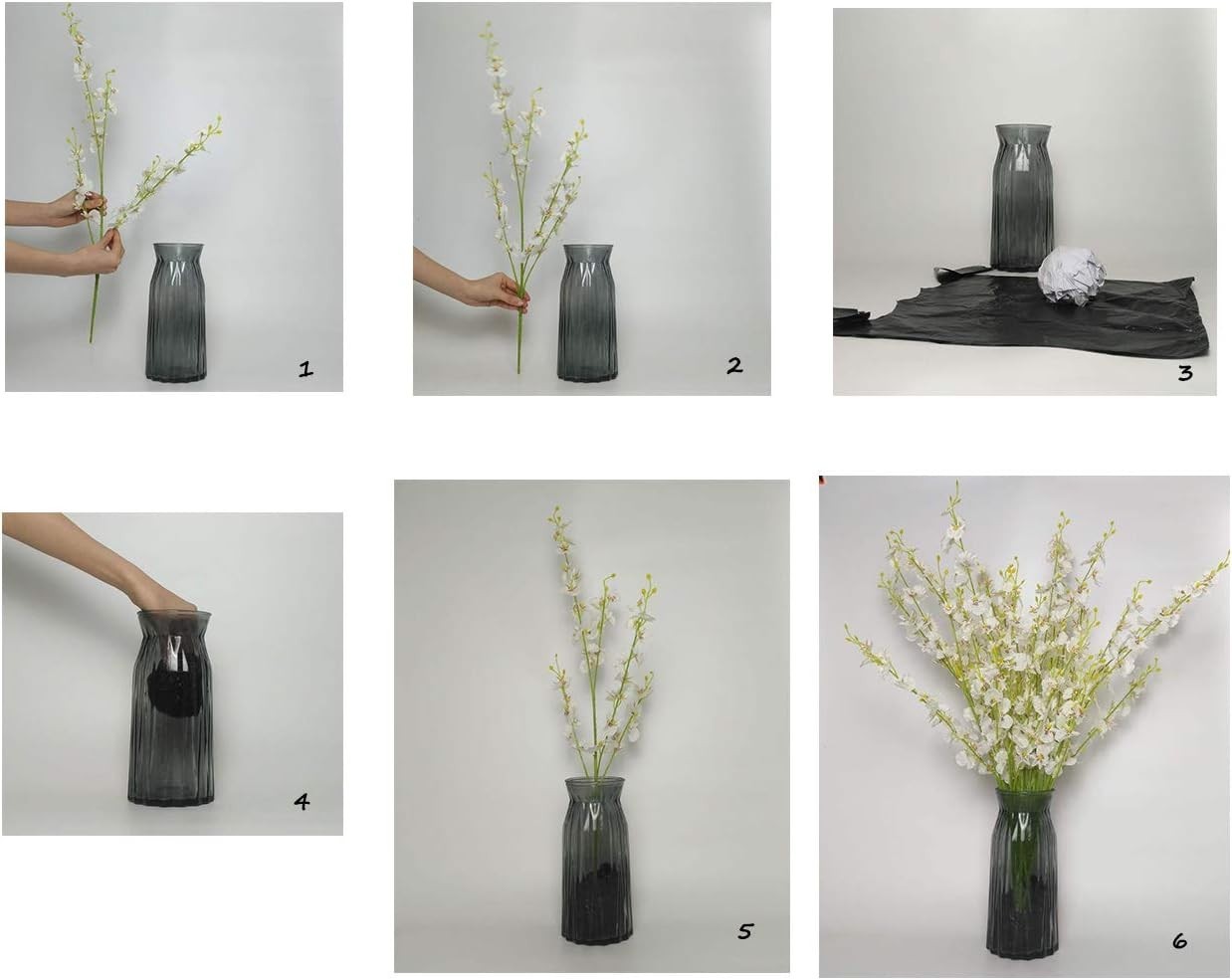 Artificial Dancing Orchids – 28” and Adjustable, 11 Pcs for Stylish Entertaining