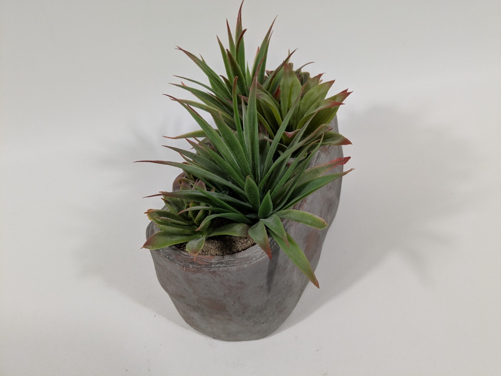 Faux Fake Succulent Potted Plant Agave Aloe Cactus Desert Plants Decor