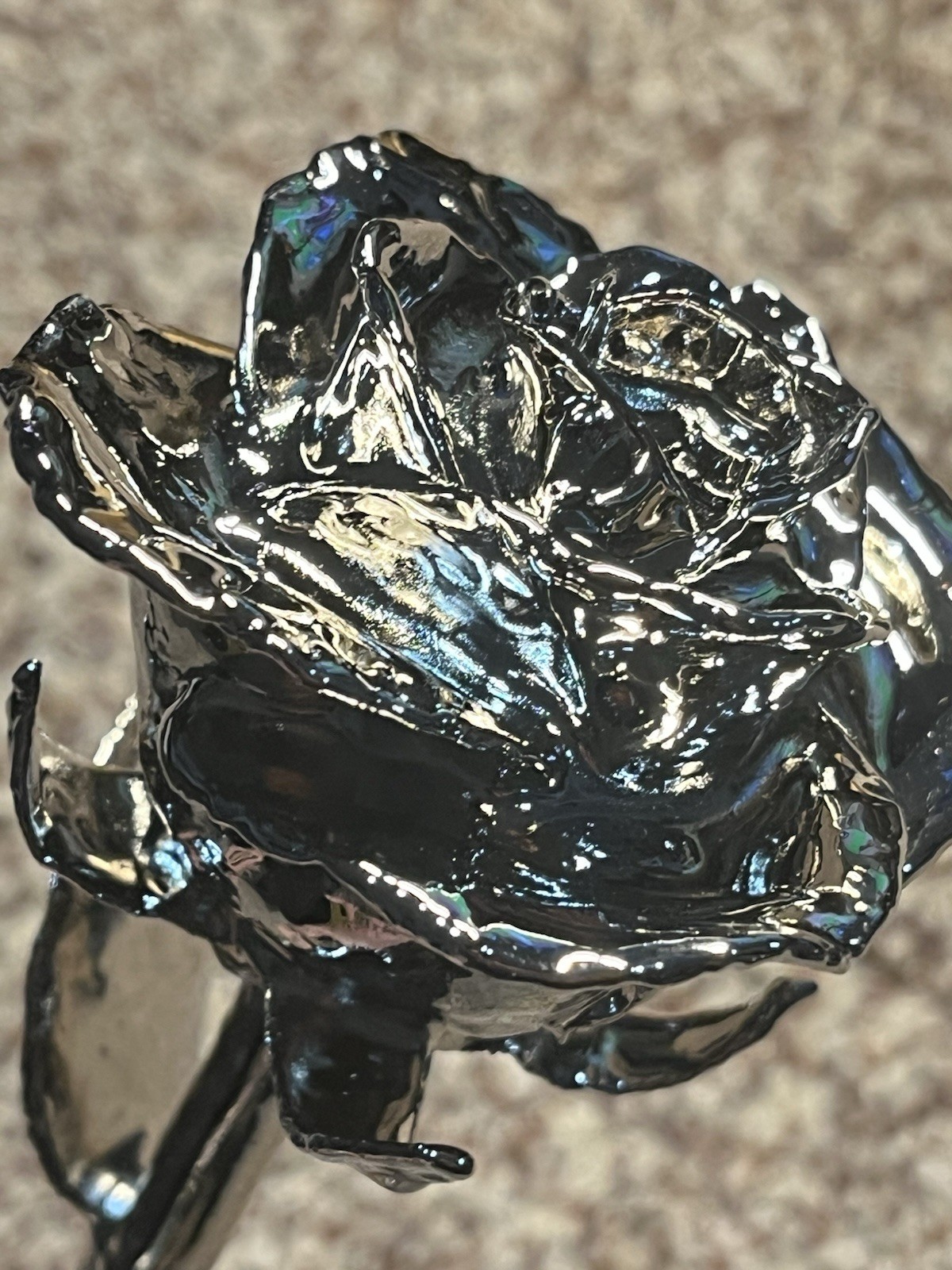 The Forever Rose Handcrafted From Real Platinum Preserved Over 65 Steps & Box
