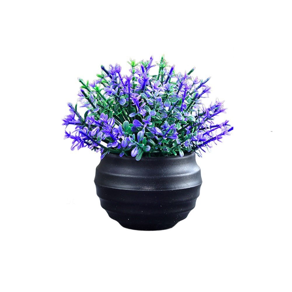Faux Plastic Potted Plant Small Tabletop for accent for Living Room and Office
