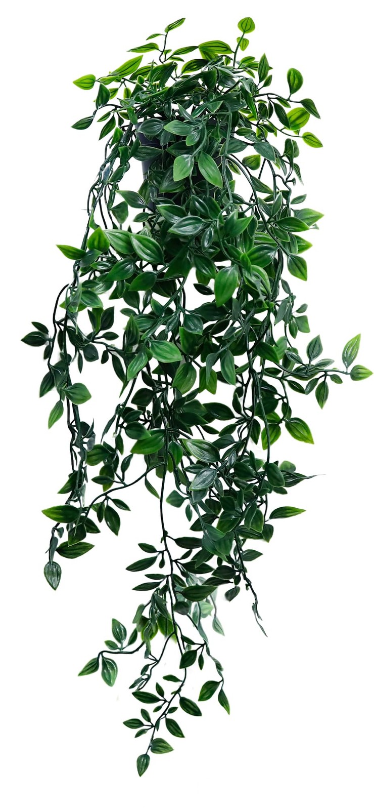 Artificial Hanging Plants for Shelf, Fake Potted Greenery 1-Pack Faux Mandala…
