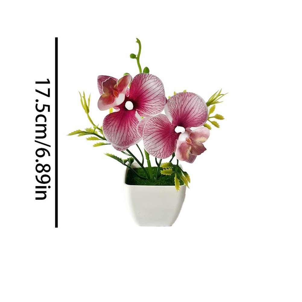 Artificial Orchid Plant with Lifelike Flowers for Living Room Bedroom Decor