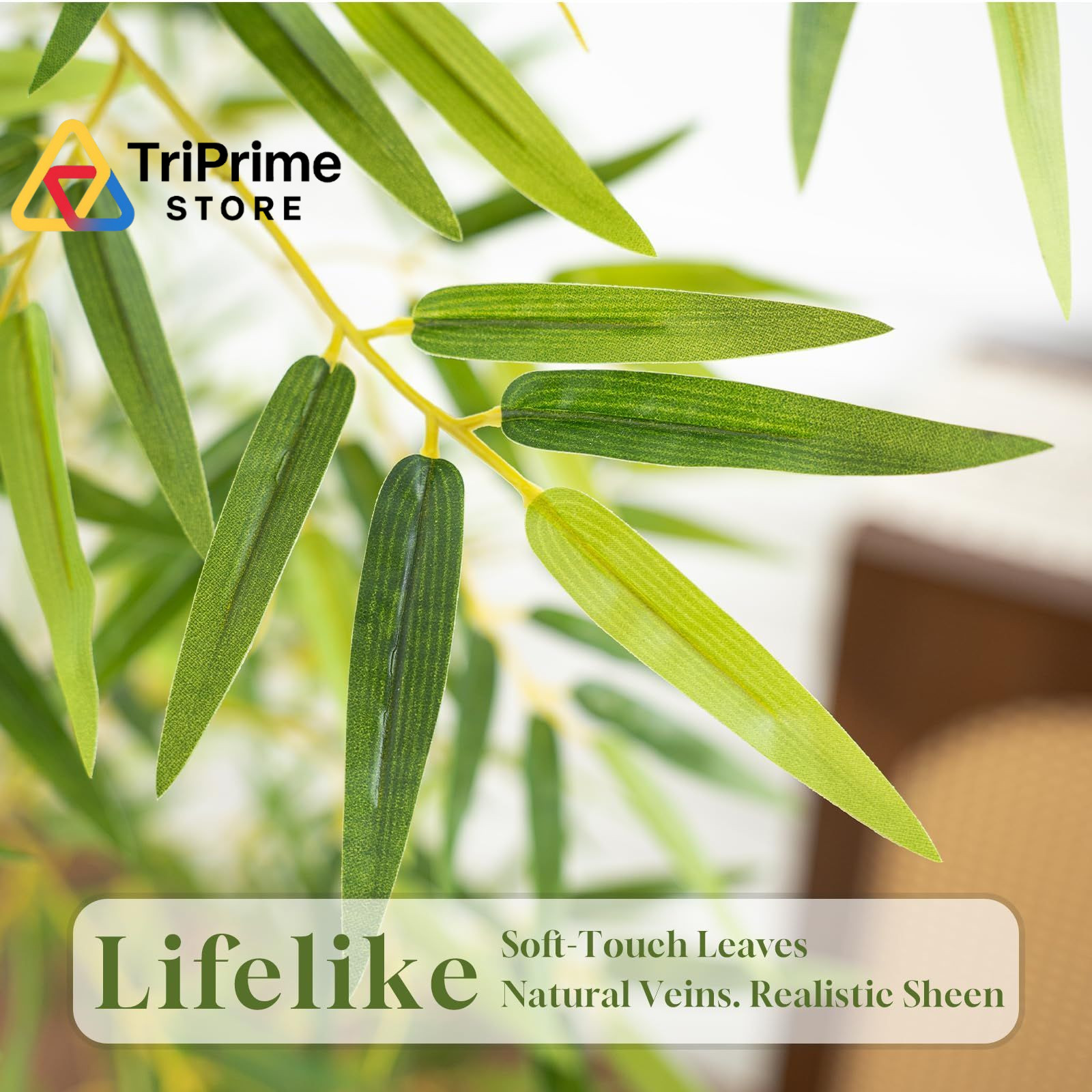 Keeplush Artificial Bamboo Tree, Fake Plant 6FT 6ft, Bamboo-3 Sticks