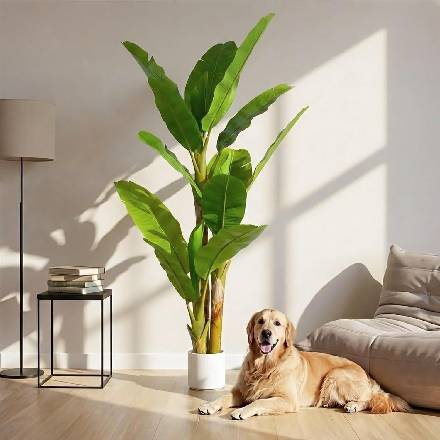 6FT Luxury Faux Banana Tree – Large Indoor Tropical Plant for Home Decor