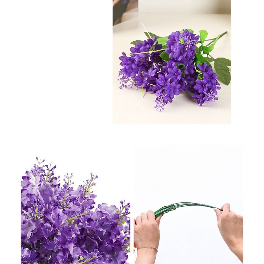Vibrant Hyacinth Wisteria Artificial Flower for Home and Event Decoration