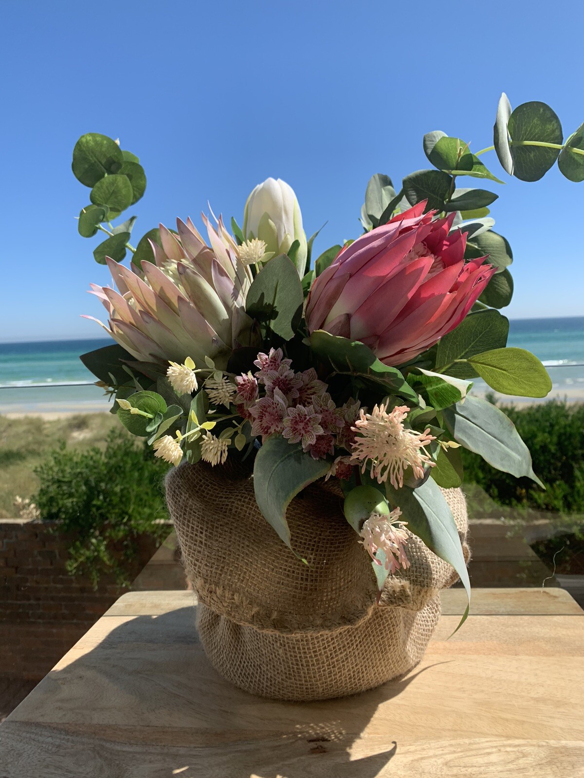 Australian Native Flower Artificial Fake Arrangement Gift, Birthday