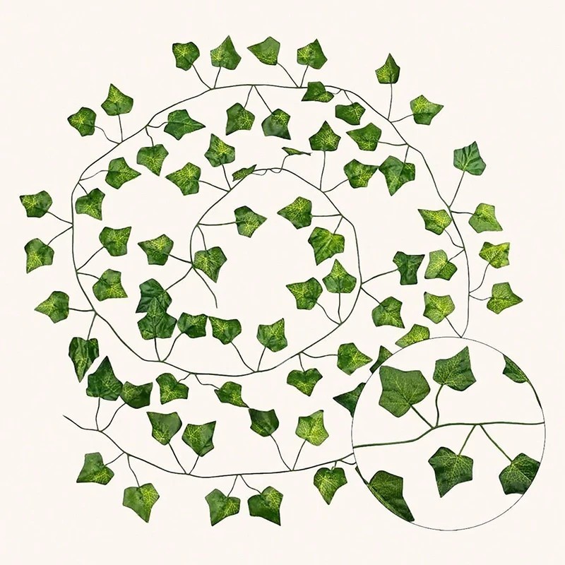 Artificial Hanging Garland Ivy Fake Leaves Garland Green Hanging Plant Wedding