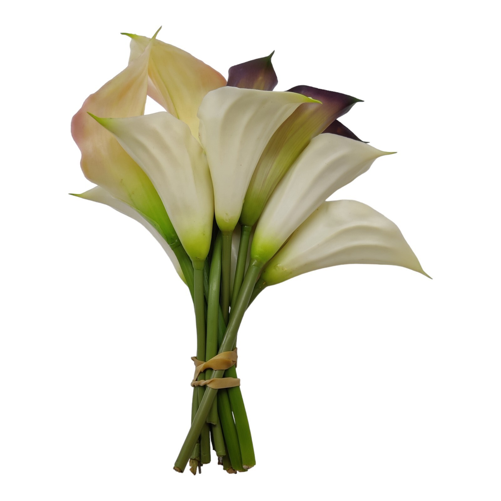 VTG Faux Artificial Calla Lily Flower Bouquet