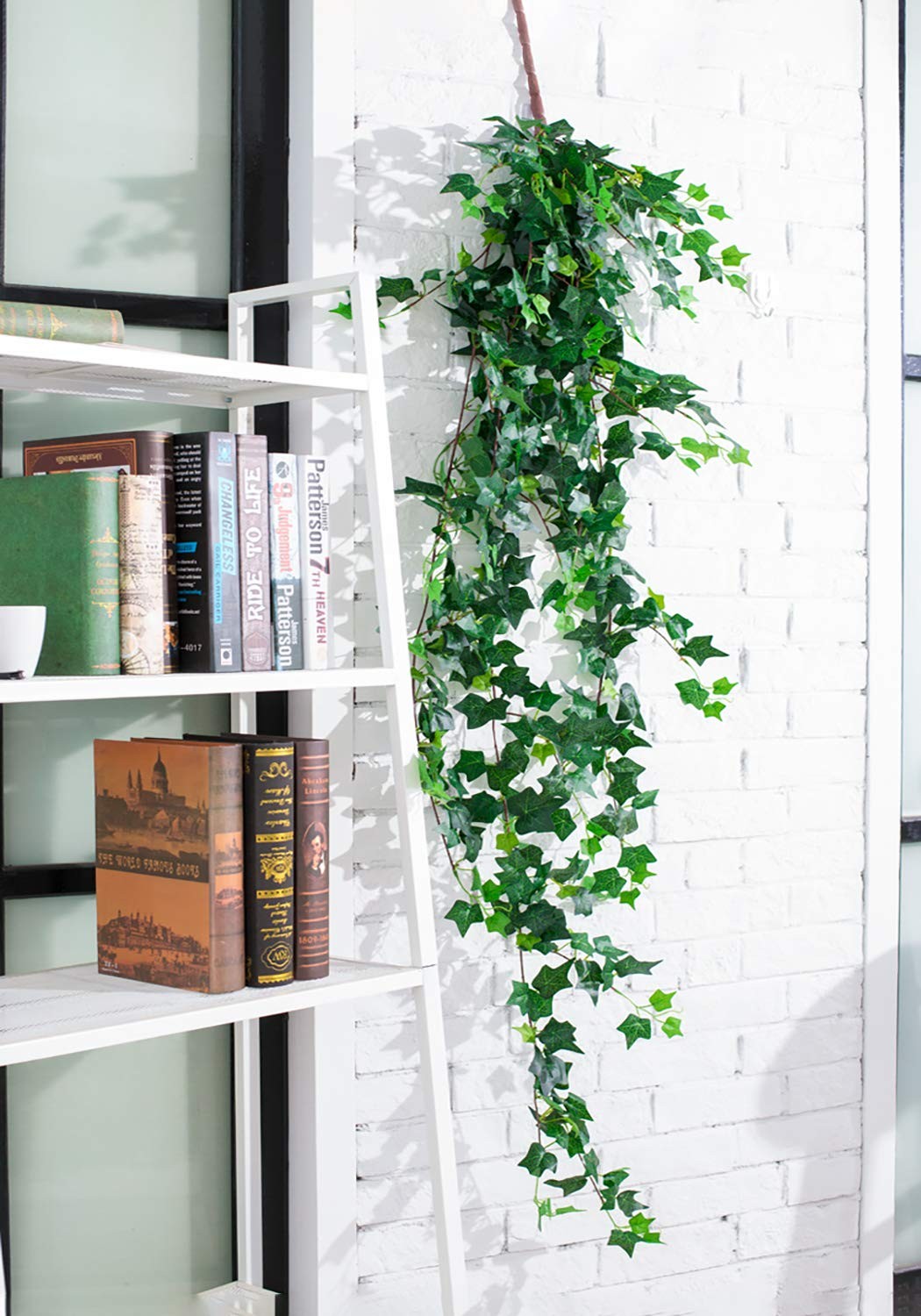 Room Decor Aesthetic Fake Plants, 2 Pack 35 Inch Ivy Artificial Plants for Ho…