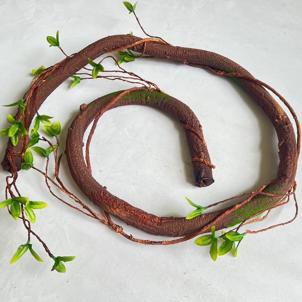 Bendable Artificial Tree Thick Trunk Twigs Cane Climbing Vine Branches 6Ft Faux