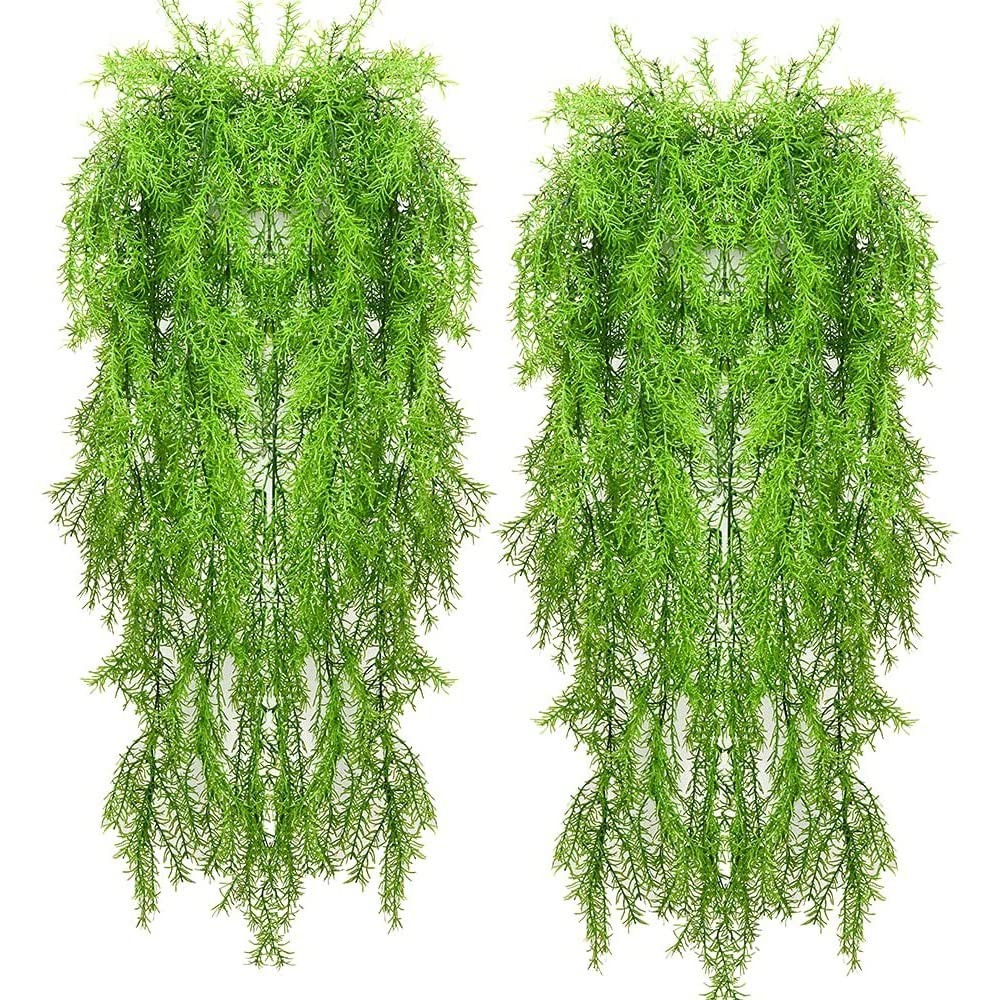 Artificial Pine Garland Hanging Plants 4pcs Faux Fake Hanging Pine Garlands P…