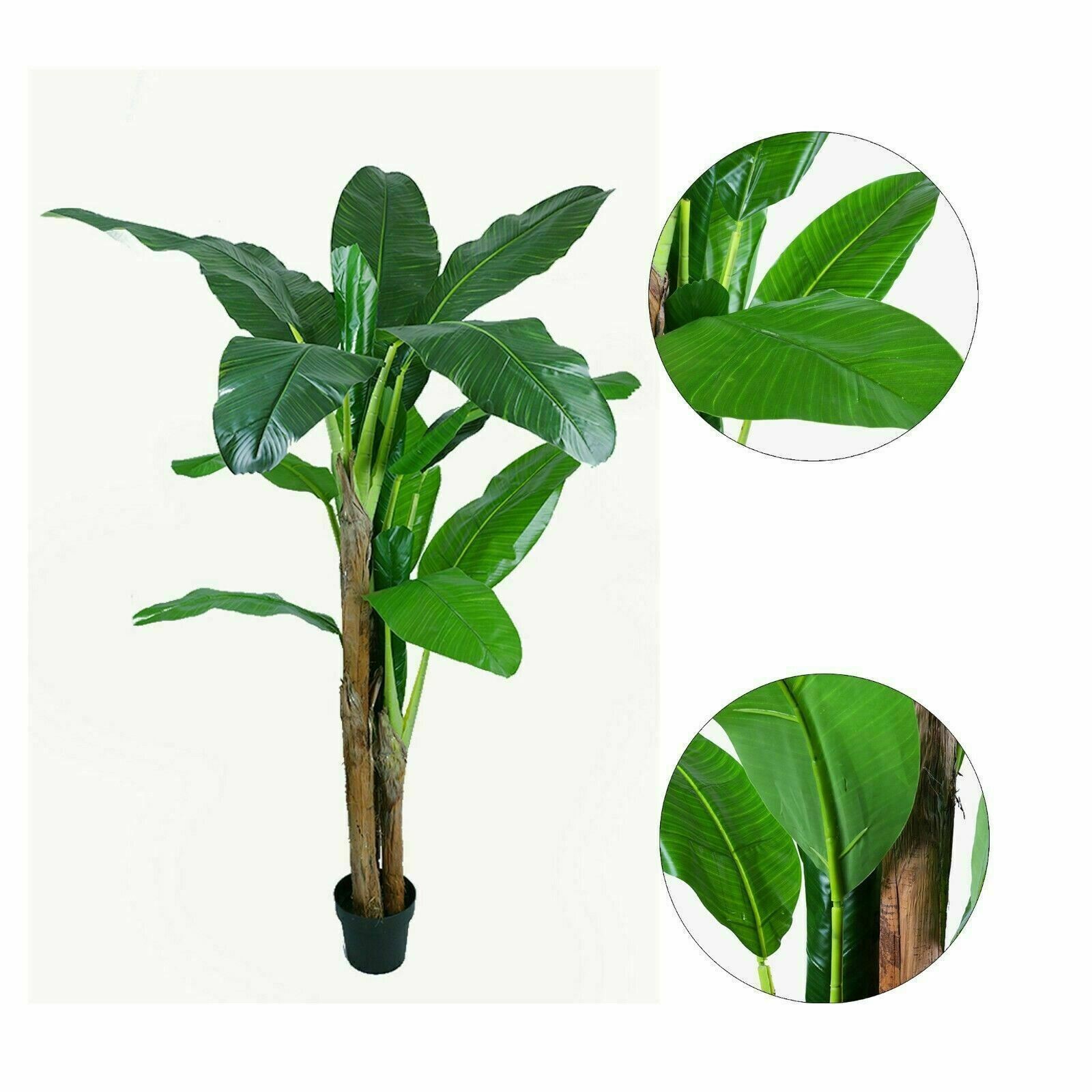180cm Faux Artificial Fake Potted Banana Tropical Tree Plant Office Home Decor