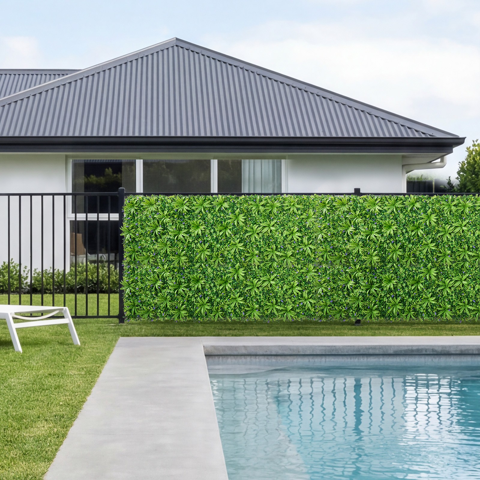 VEVOR Artificial Plant Wall 40 x 120 in Boxwood Panel Greenery Backdrop Patio