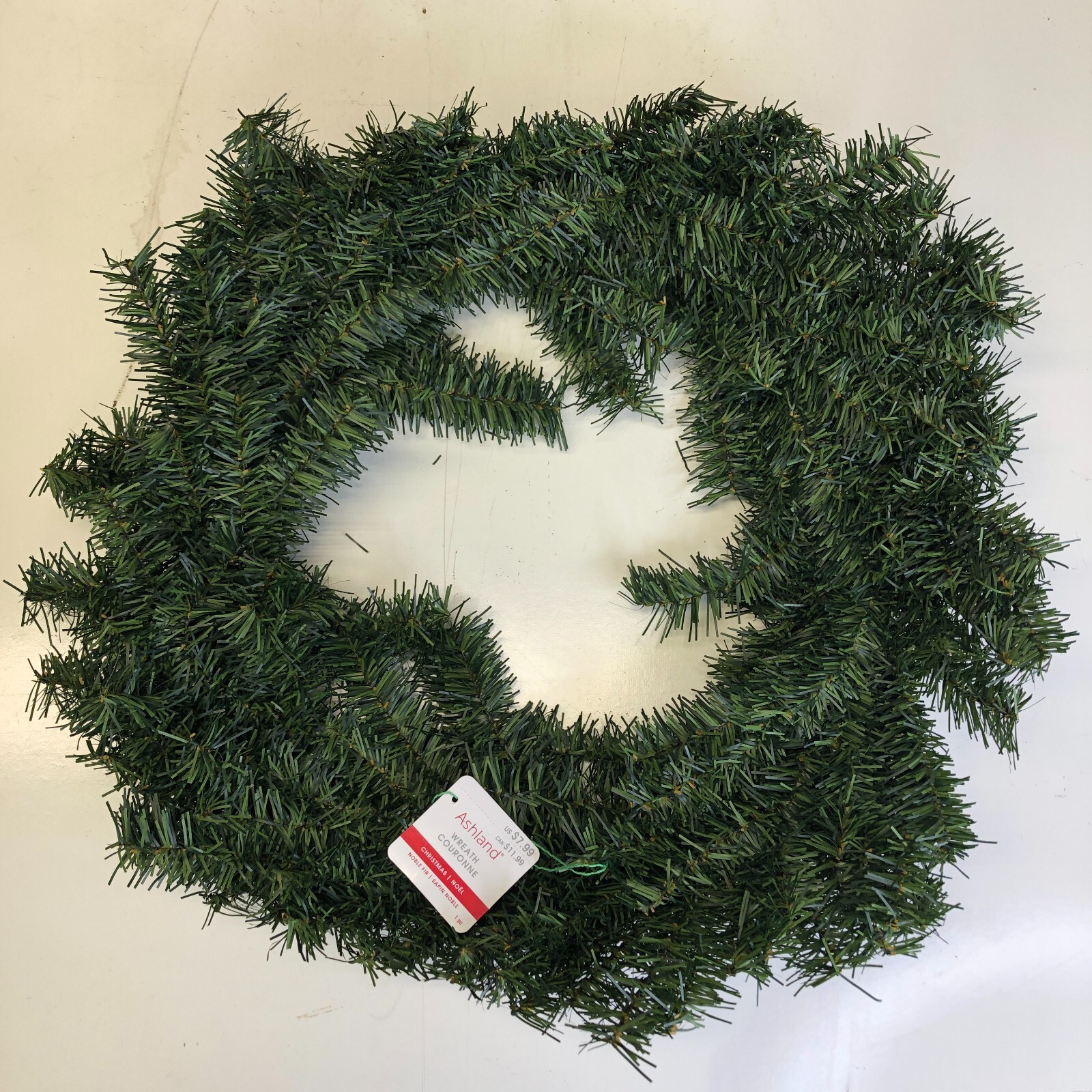Ashland fake artificial wreath noble fur Christmas Holiday Decorating 15″ circle